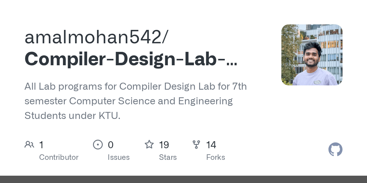 GitHub All Lab programs for