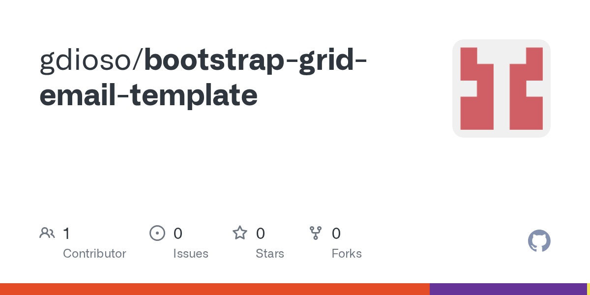 GitHub gdioso/bootstrapgridemailtemplate