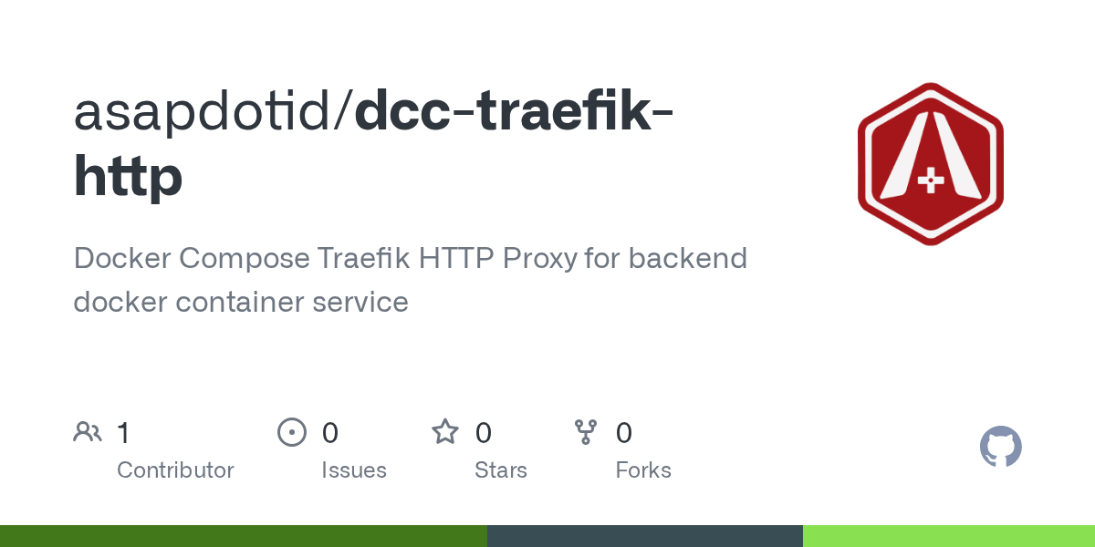 GitHub asapdotid/dcctraefikhttp Docker Compose Traefik HTTP Proxy