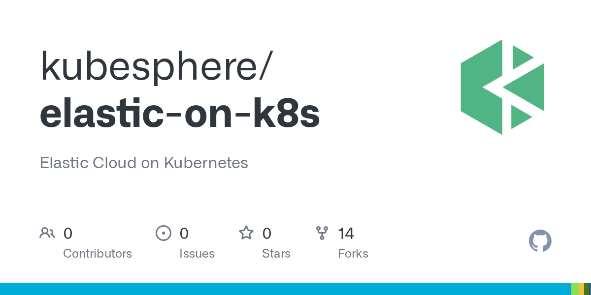 GitHub kubesphere/elasticonk8s Elastic Cloud on