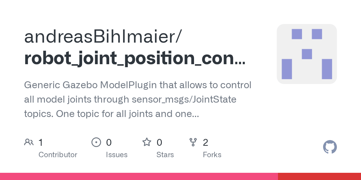 GitHub andreasBihlmaier/robot_joint_position_controller_gazebo