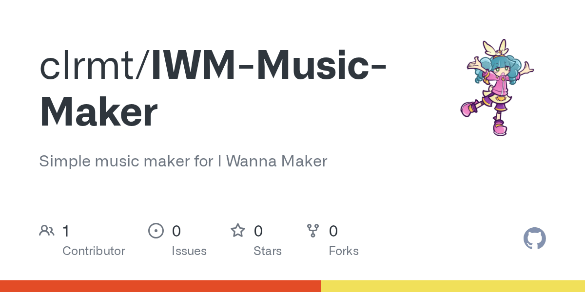 GitHub clrmt/IWMMusicMaker Simple music maker for I Wanna Maker
