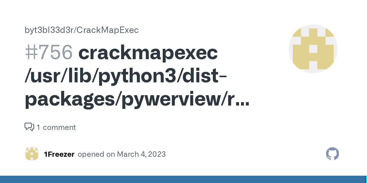 crackmapexec /usr/lib/python3/distpackages/pywerview/requester.py144
