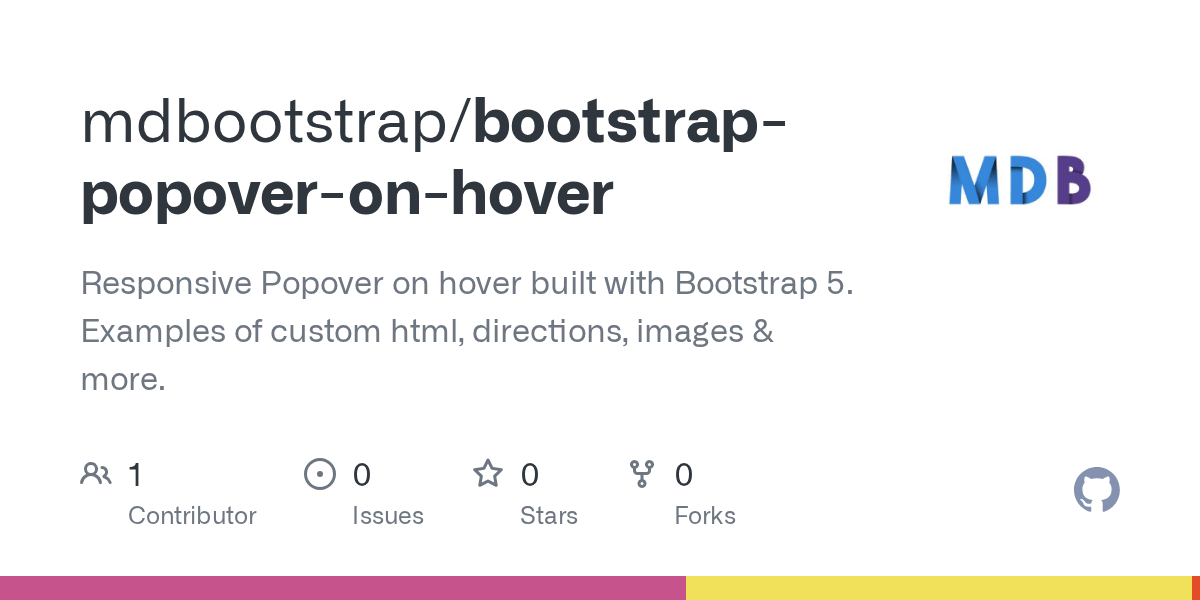 GitHub mdbootstrap/bootstrappopoveronhover Responsive Popover on