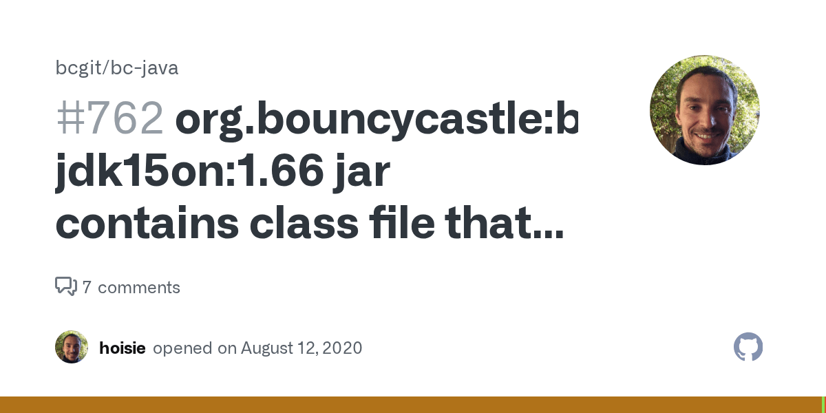 org.bouncycastlebcprovjdk15on1.66 jar contains class file that