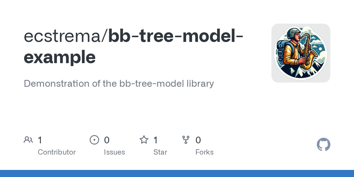 GitHub ecstrema/bbtreemodelexample Demonstration of the bbtreemodel library