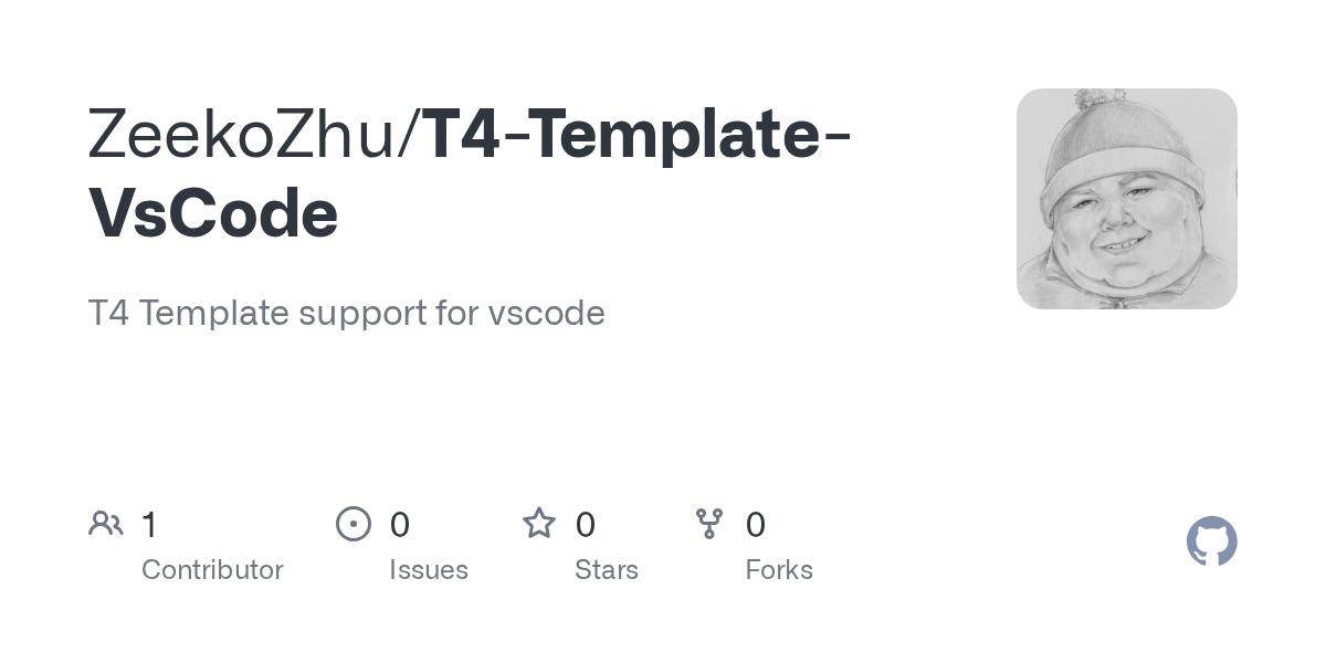 GitHub ZeekoZhu/T4TemplateVsCode T4 Template support for vscode