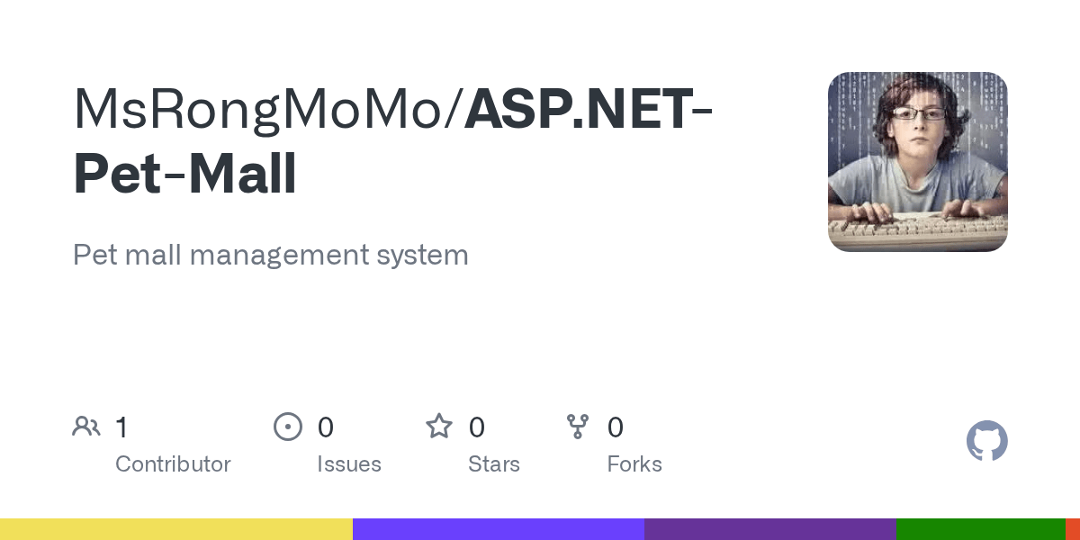 GitHub Pet mall management system