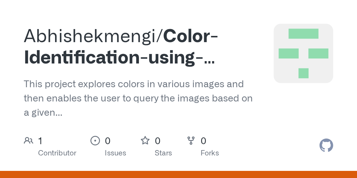 GitHub Abhishekmengi/ColorIdentificationusingMachineLearning