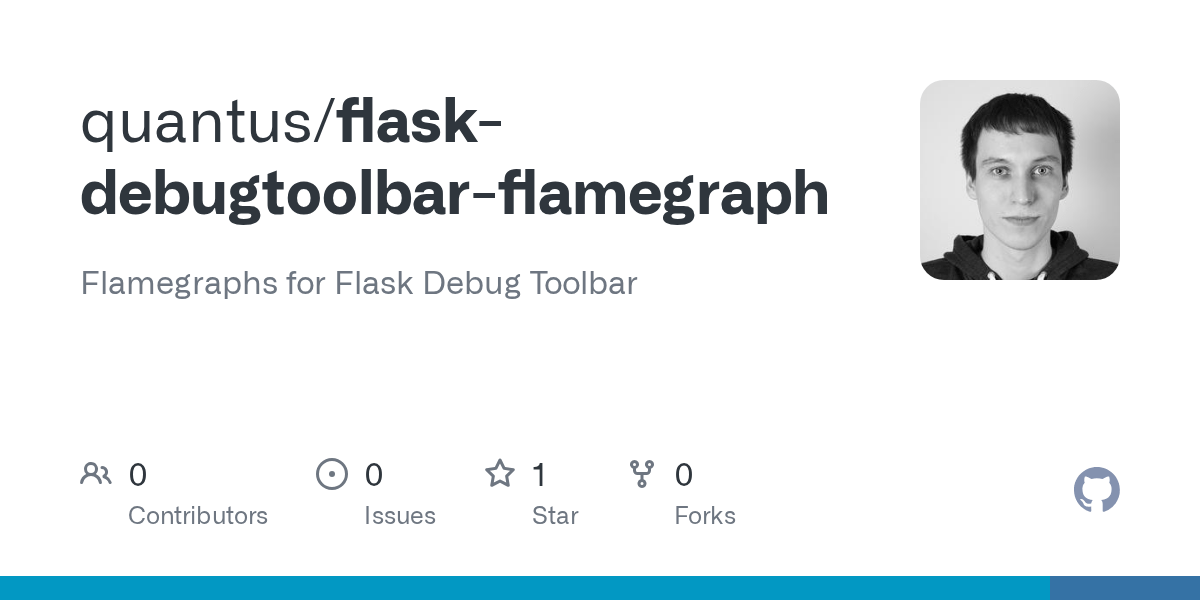 GitHub quantus/flaskdebugtoolbarflamegraph Flamegraphs for Flask