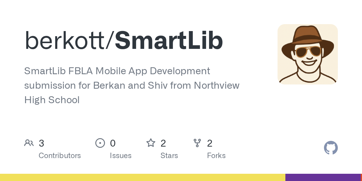 GitHub berkott/SmartLib SmartLib FBLA Mobile App