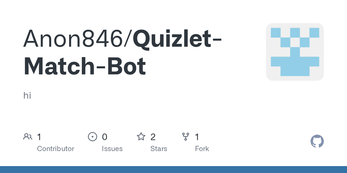 GitHub Anon846/QuizletMatchBot hi