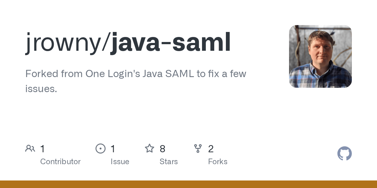 GitHub jrowny/javasaml Forked from One Login's Java SAML to fix a