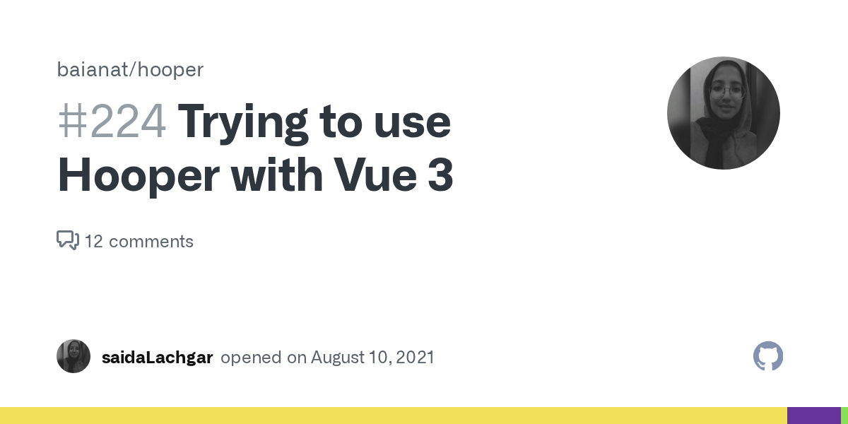 Trying to use Hooper with Vue 3 · Issue 224 · baianat/hooper · GitHub