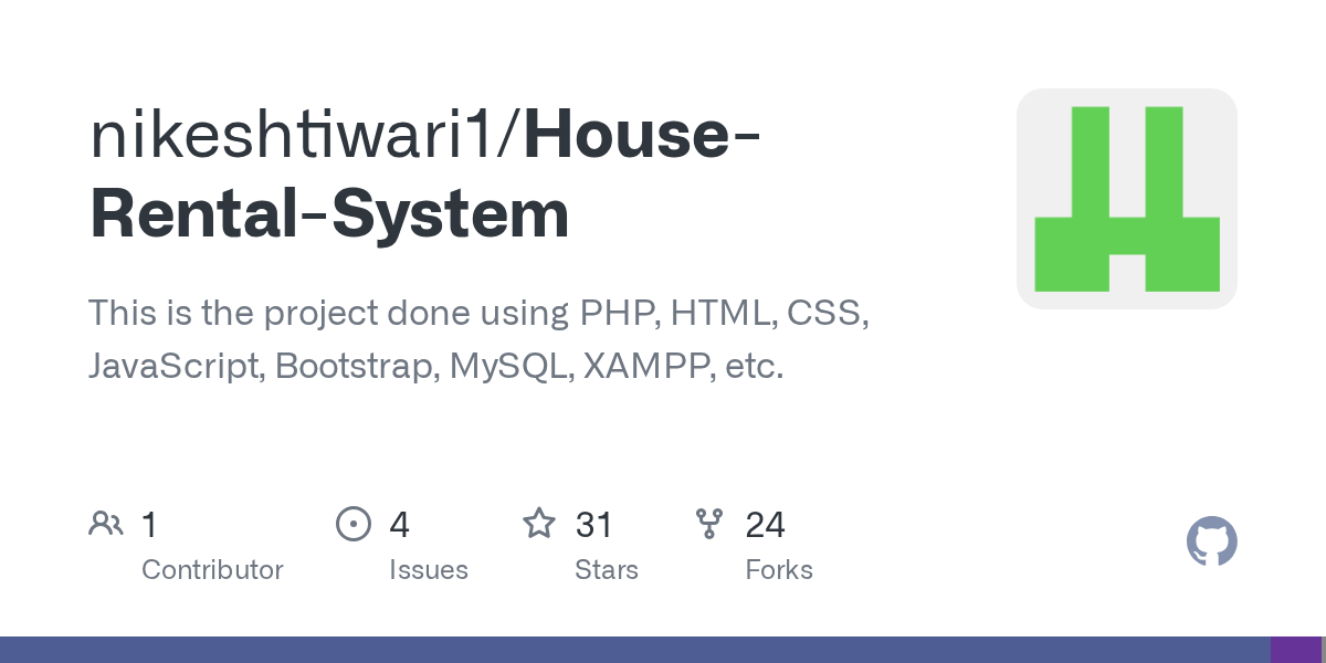 GitHub nikeshtiwari1/HouseRentalSystem This is the project done