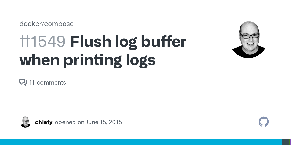 Flush log buffer when printing logs · Issue 1549 · · GitHub