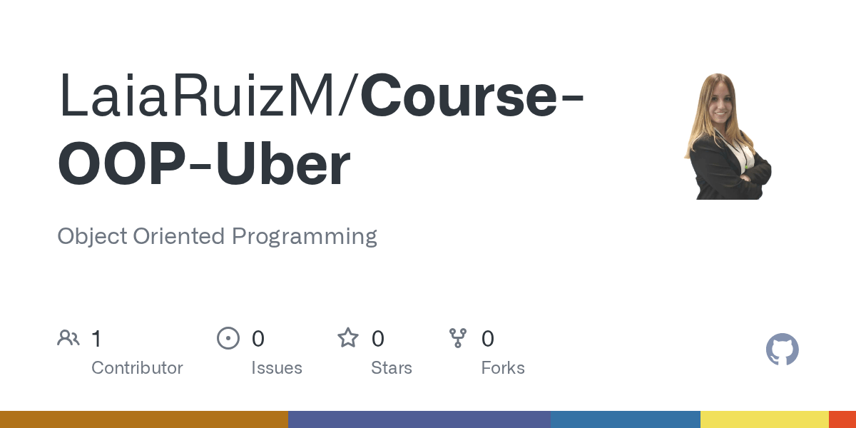 GitHub LaiaRuizM/CourseOOPUber Object Oriented Programming