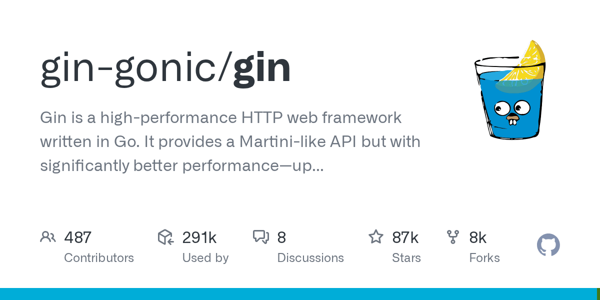GitHub gingonic/gin Gin is a HTTP web framework written in Go