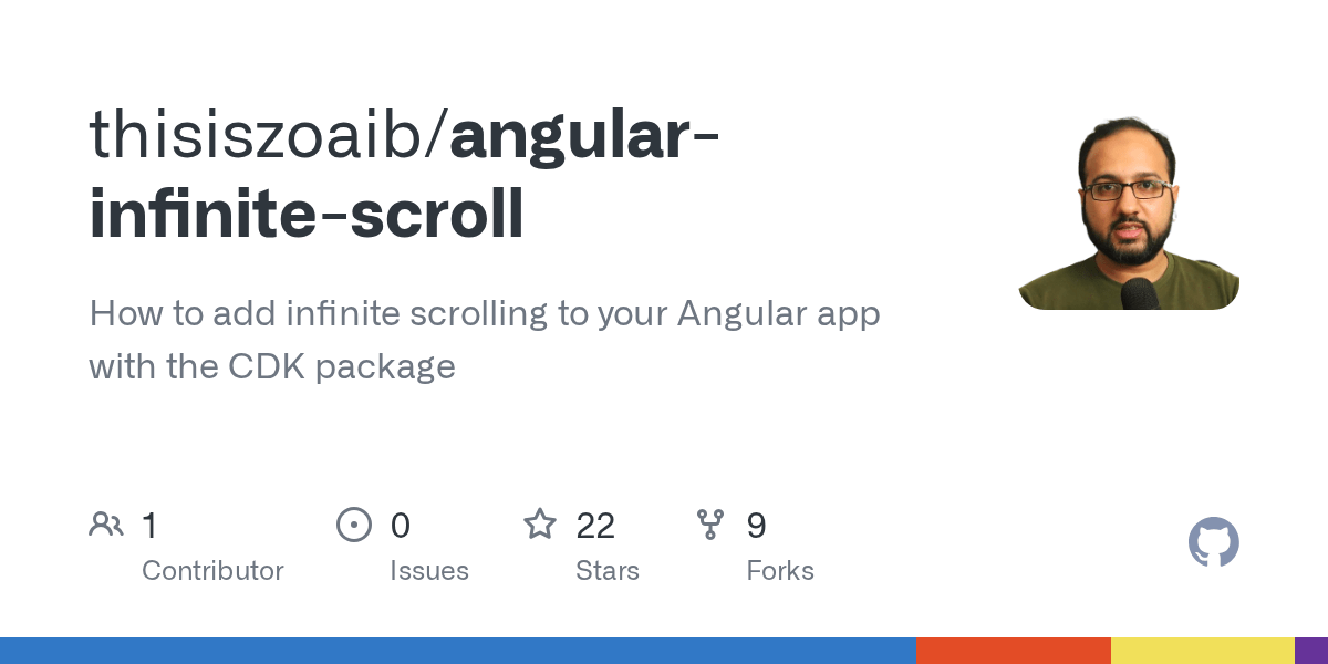 GitHub thisiszoaib/angularinfinitescroll How to add infinite