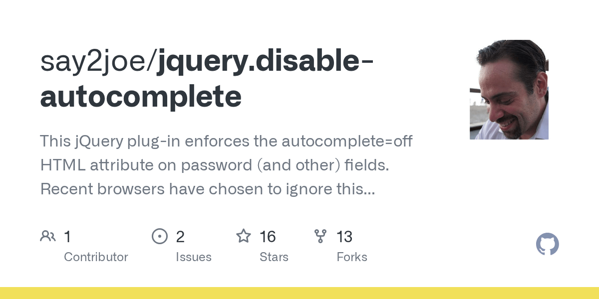 GitHub This jQuery plugin