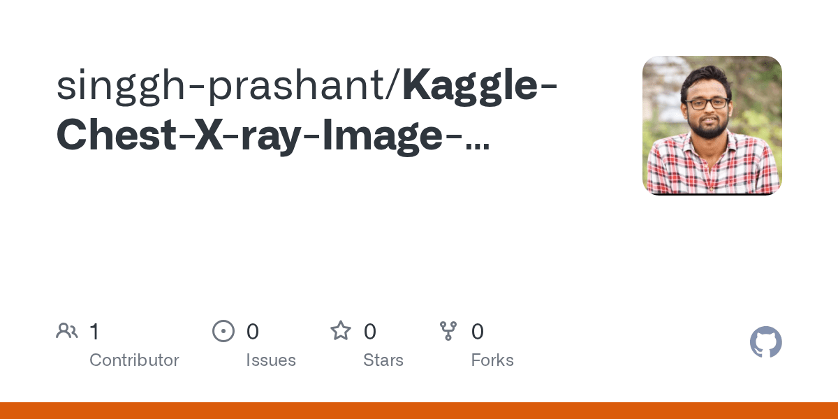 GitHub singghprashant/KaggleChestXrayImageClassification