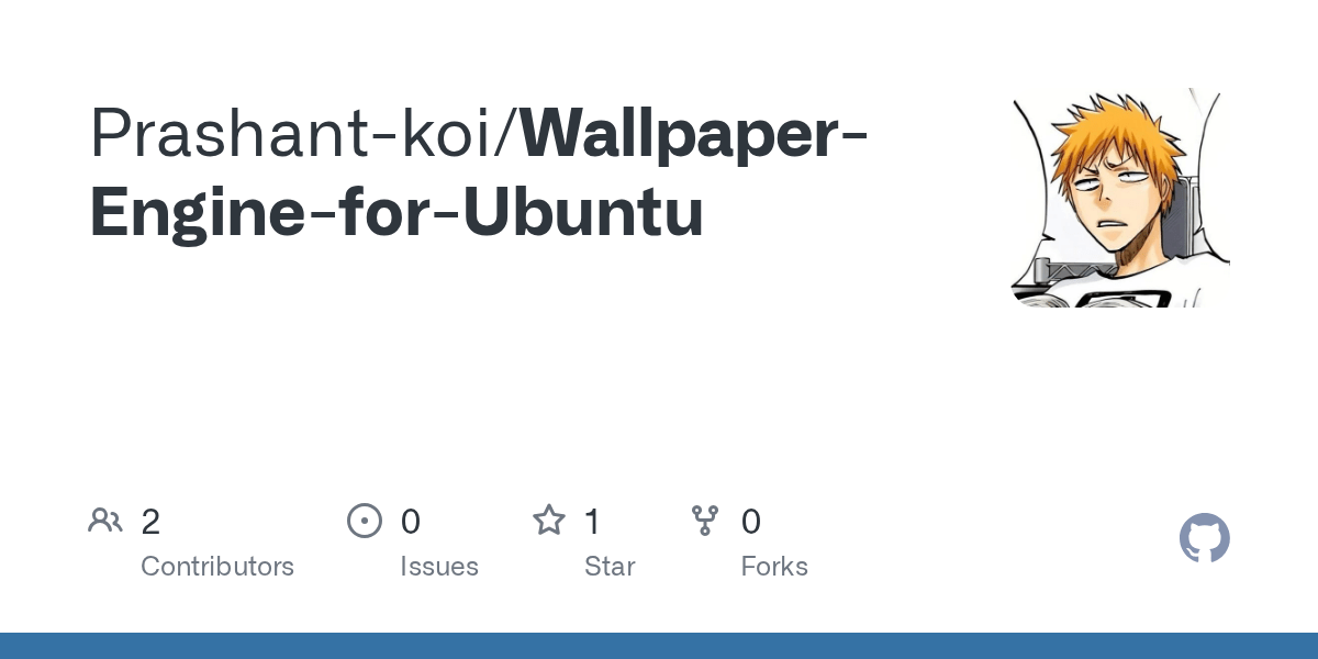 GitHub Prashantkoi/WallpaperEngineforUbuntu