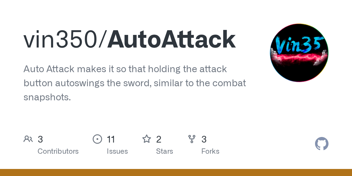 GitHub vin350/AutoAttack Auto Attack makes it so that holding the