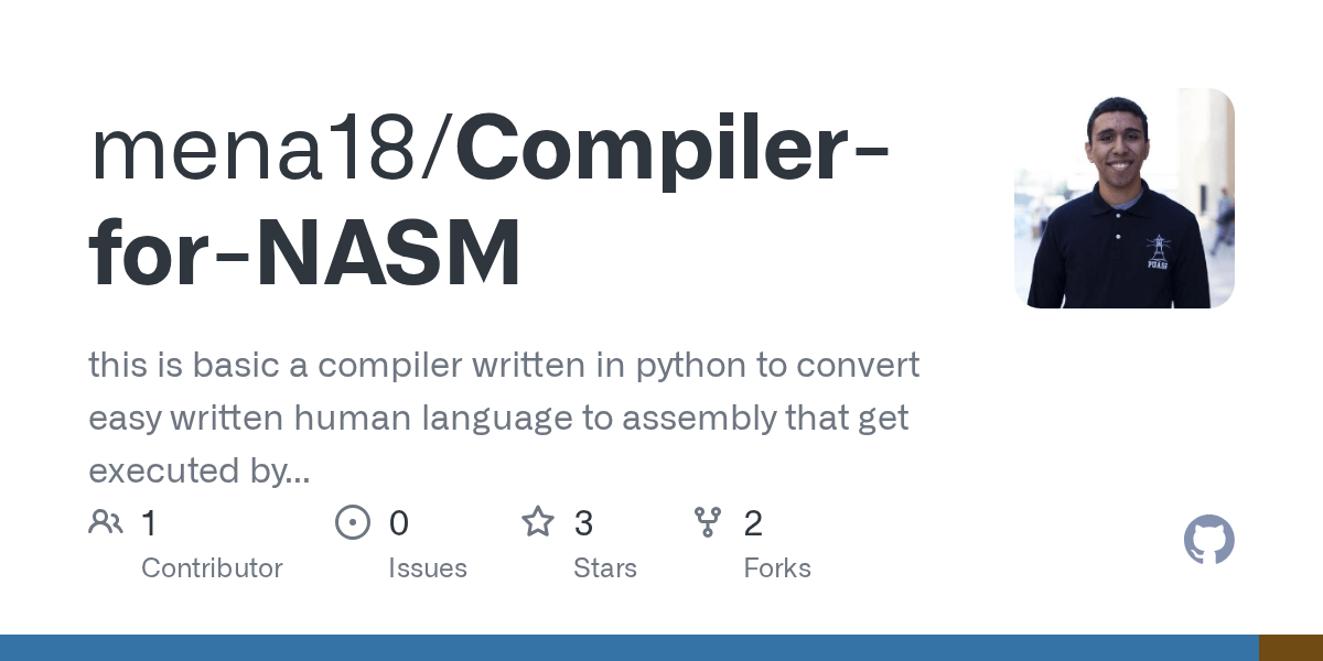 GitHub this is basic a compiler written in