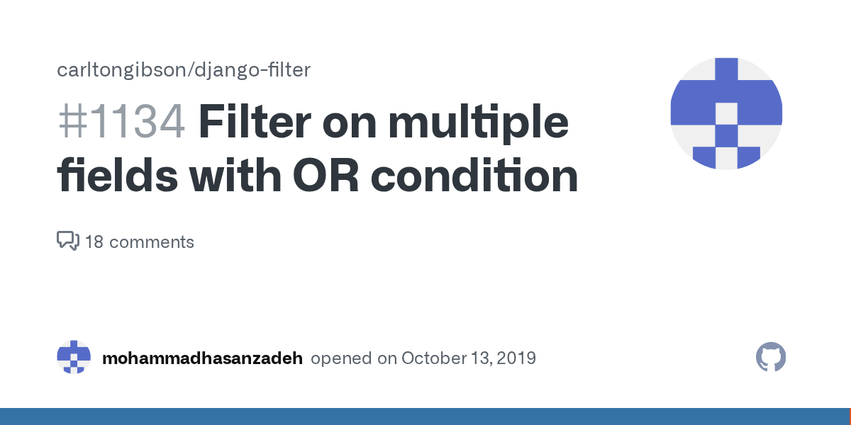 Filter on multiple fields with OR condition · Issue 1134