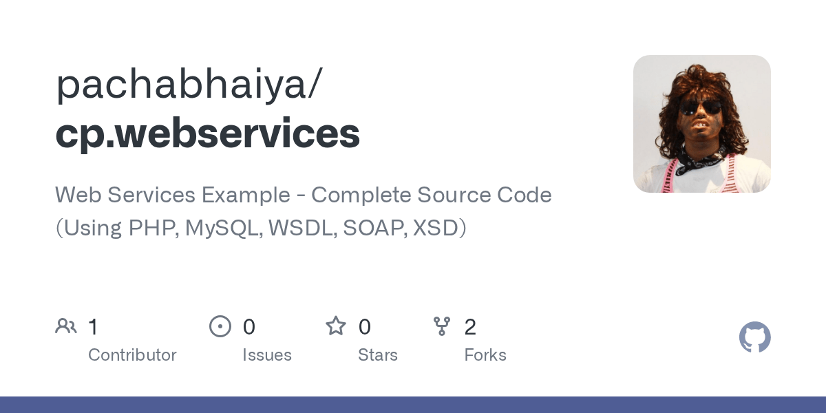 GitHub pachabhaiya/cp.webservices  Services Example Complete Source Code (Using PHP