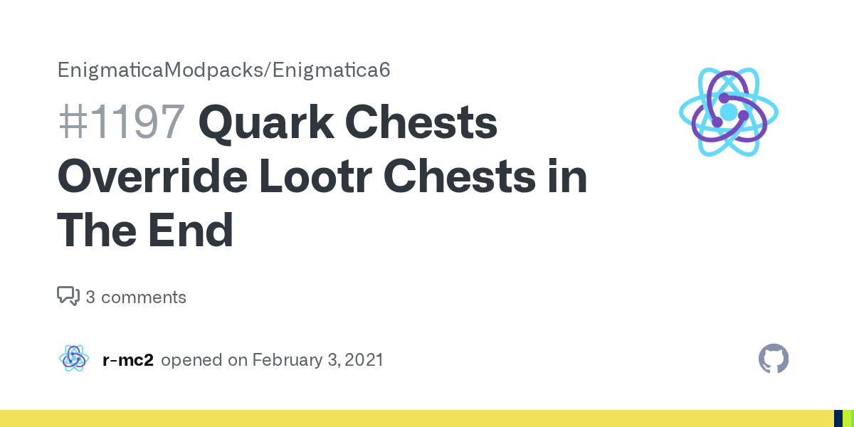 Quark Chests Override Lootr Chests in The End · Issue 1197
