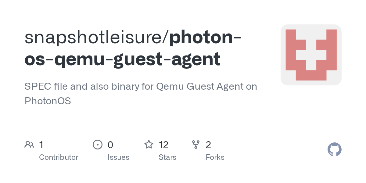 GitHub snapshotleisure/photonosqemuguestagent SPEC file and also binary for Qemu Guest