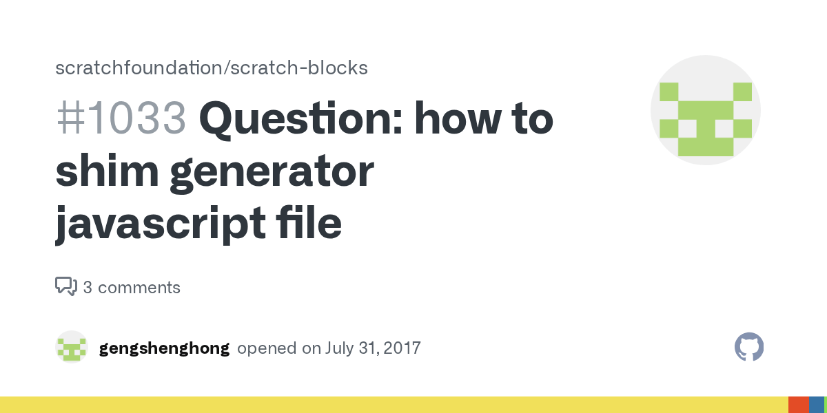 Question how to shim generator javascript file · Issue 1033