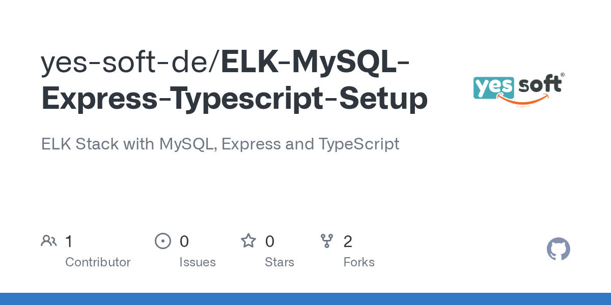 GitHub yessoftde/ELKMySQLExpressTypescriptSetup ELK Stack with