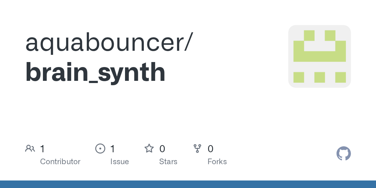 GitHub aquabouncer/brain_synth