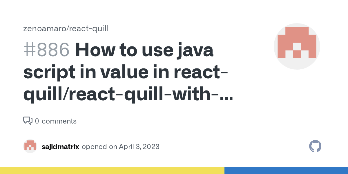 How to use java script in value in reactquill/reactquillwithtable