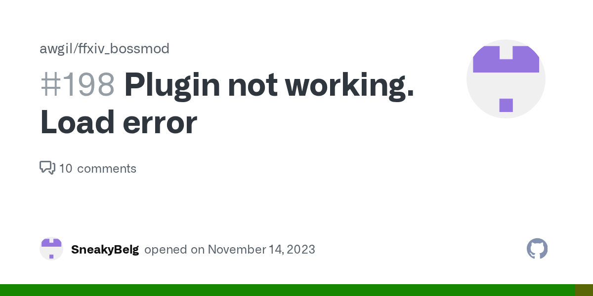 Plugin not working. Load error · Issue 198 · awgil/ffxiv_bossmod · GitHub