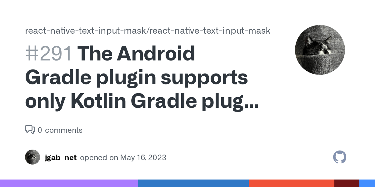 The Android Gradle plugin supports only Kotlin Gradle plugin version 1.