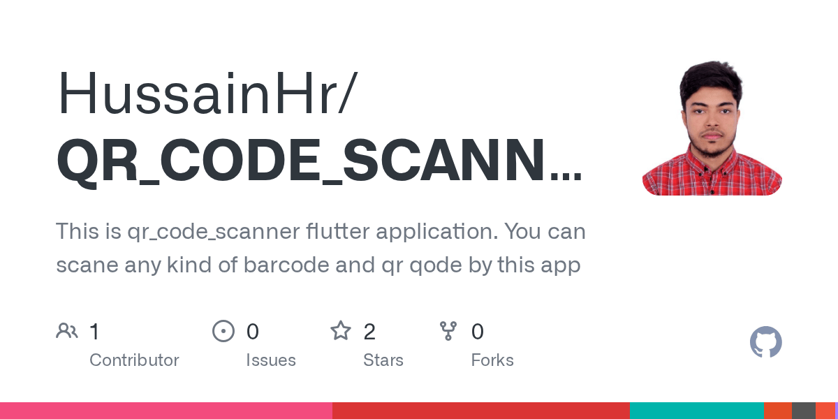 GitHub HussainHr/QR_CODE_SCANNER This is qr_code_scanner flutter