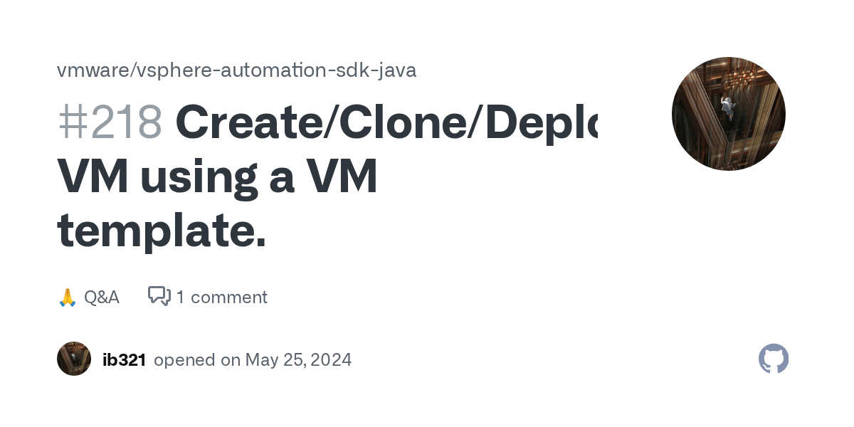 Create/Clone/Deploy VM using a VM template. · vmware vsphereautomation