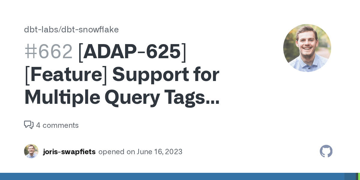 [ADAP625] [Feature] Support for Multiple Query Tags from different