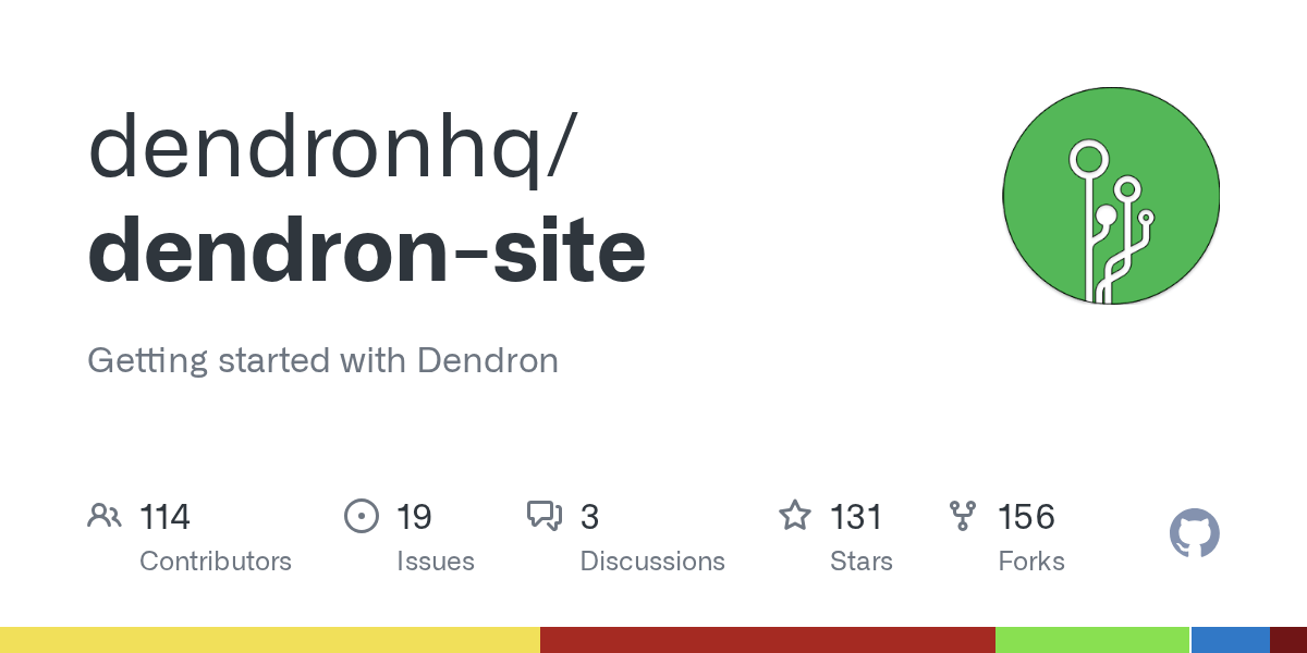 GitHub dendronhq/dendronsite Getting started with Dendron
