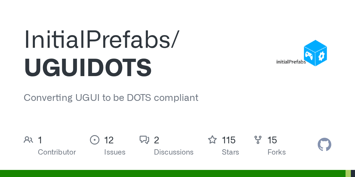 GitHub InitialPrefabs/UGUIDOTS Converting UGUI to be DOTS compliant