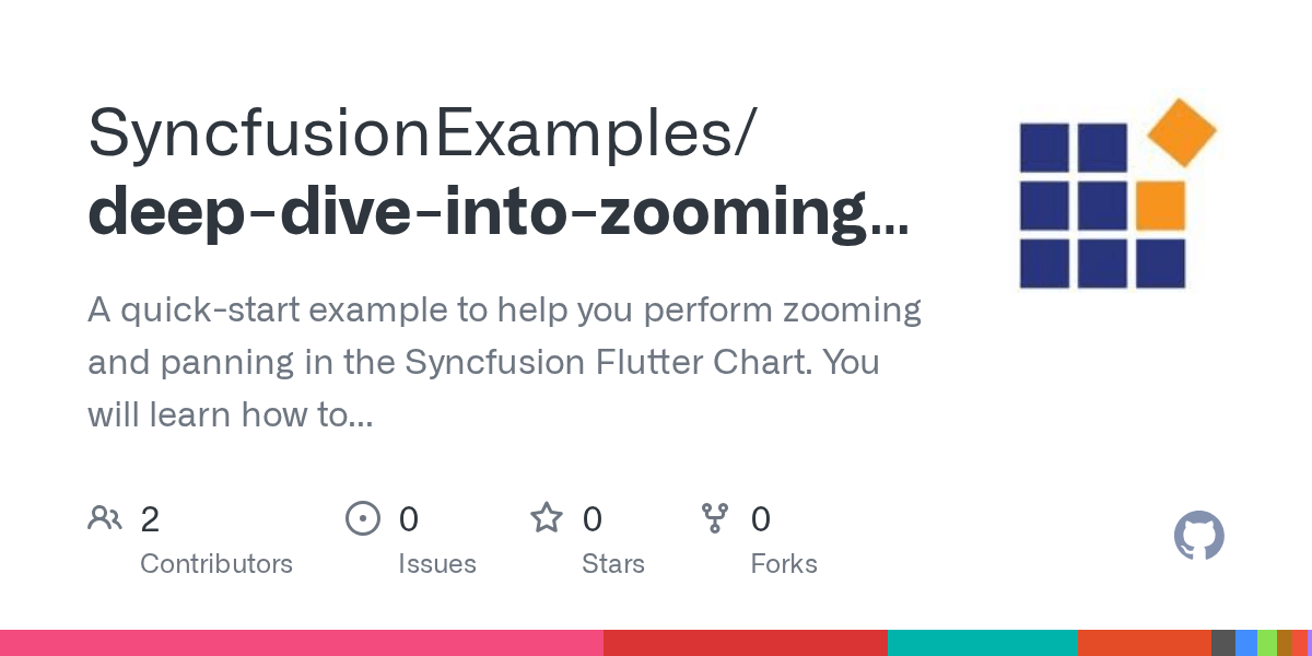 GitHub SyncfusionExamples/deepdiveintozoomingandpanningfeaturesintheflutterchart A