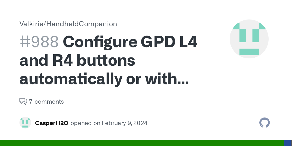 Configure GPD L4 and R4 buttons · Issue 988 · Valkirie
