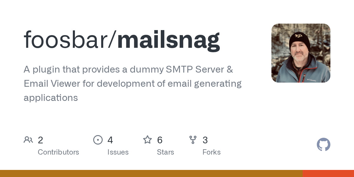 GitHub foosbar/mailsnag A plugin that provides a dummy SMTP Server