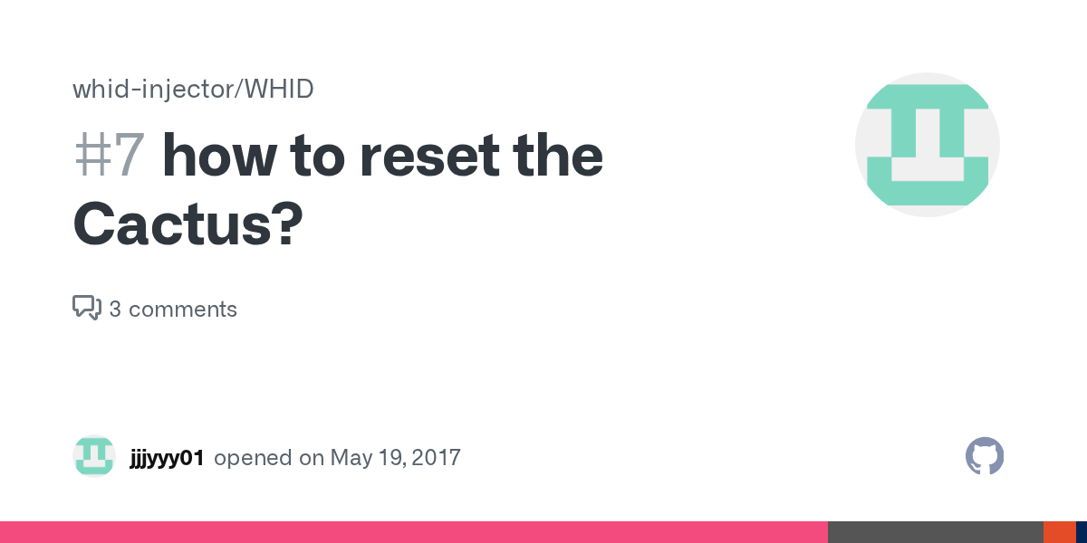 how to reset the Cactus? · Issue 7 · whidinjector/WHID · GitHub