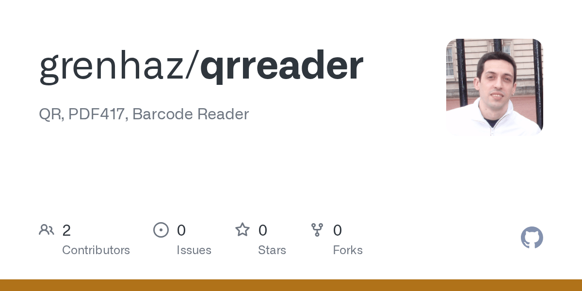 GitHub grenhaz/qrreader QR, PDF417, Barcode Reader