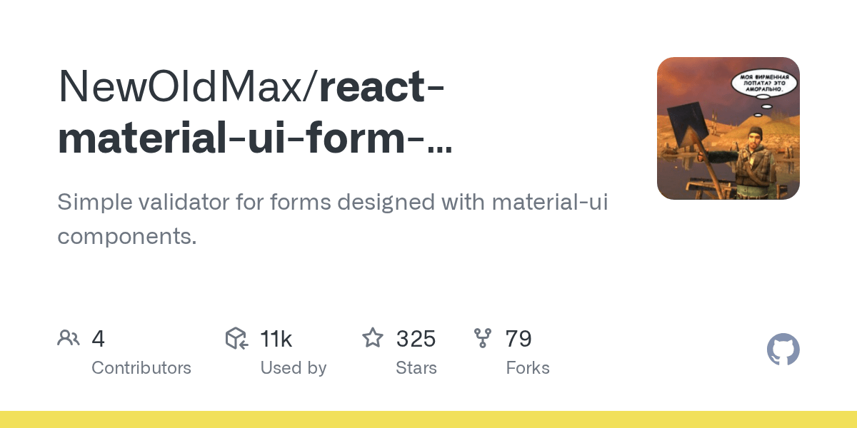 reactmaterialuiformvalidator/Readme.md at