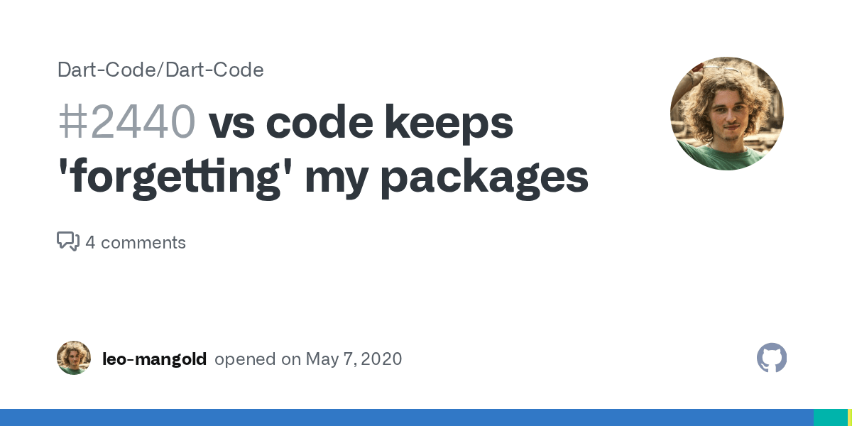 vs code keeps my packages · Issue 2440 · DartCode/Dart